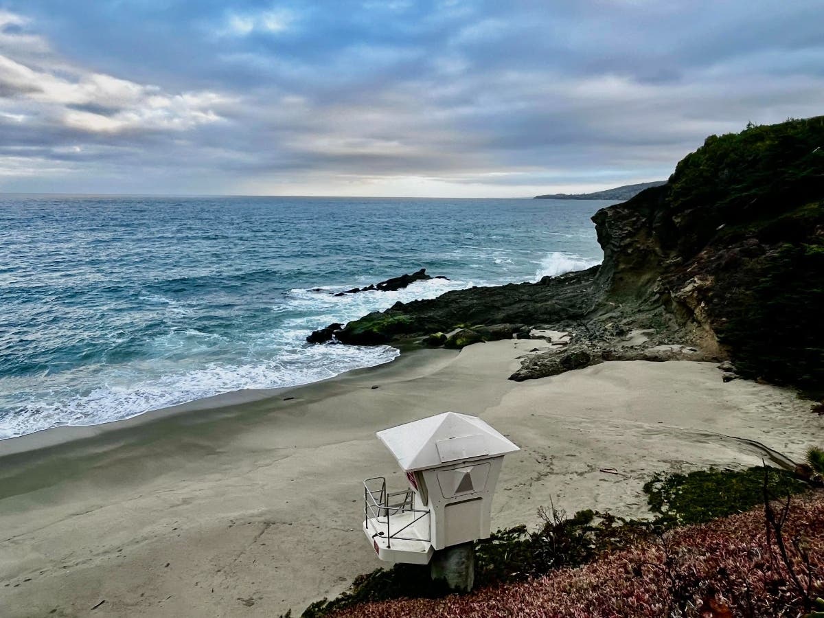 This dramatic photograph was taken by local photographer Susana Cruciana while she was out and about on the coast of Laguna Beach.
