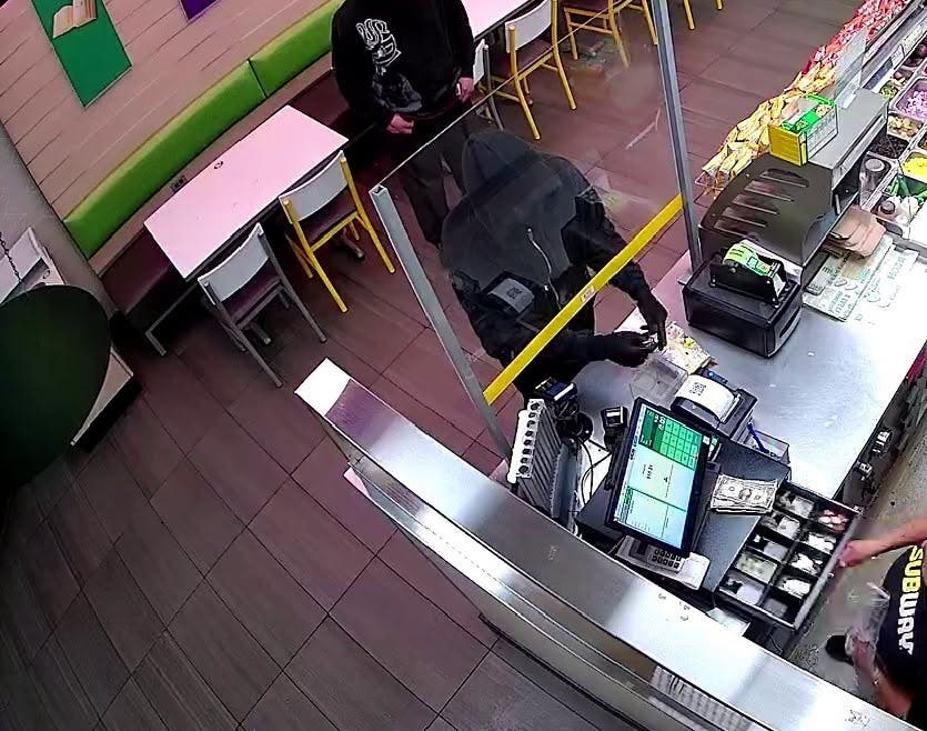 Freddie Alexander Lopez, 24, confessed that he robbed or attempted to rob restaurants in Orange County by force and violence, authorities said.