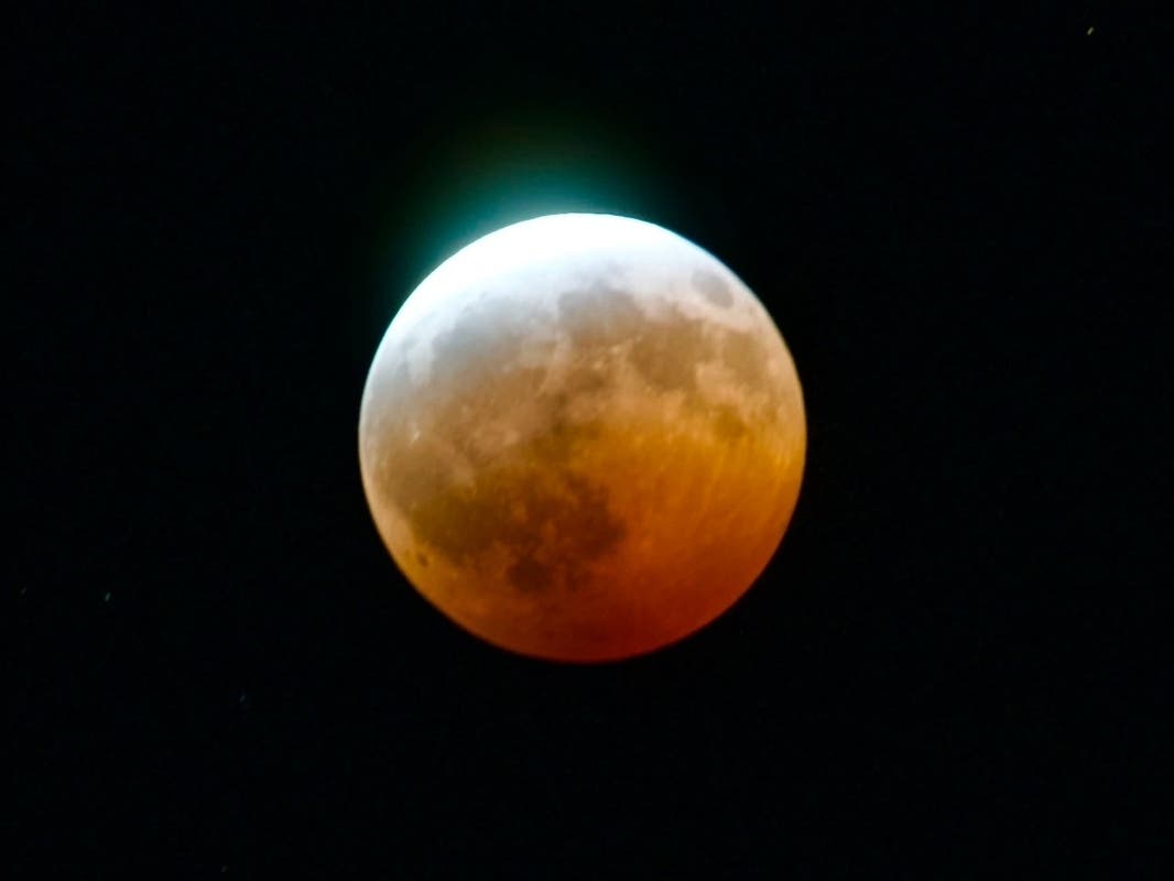 Local ﻿resident Jonathan Collins managed to capture a perfectly radiant shot of the "blood moon eclipse" in Rancho Santa Margarita.