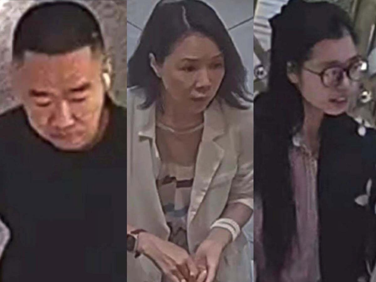 The Irvine Police Department said the suspects stole credit card information from an Irvine resident and used the card to pay for designer goods.