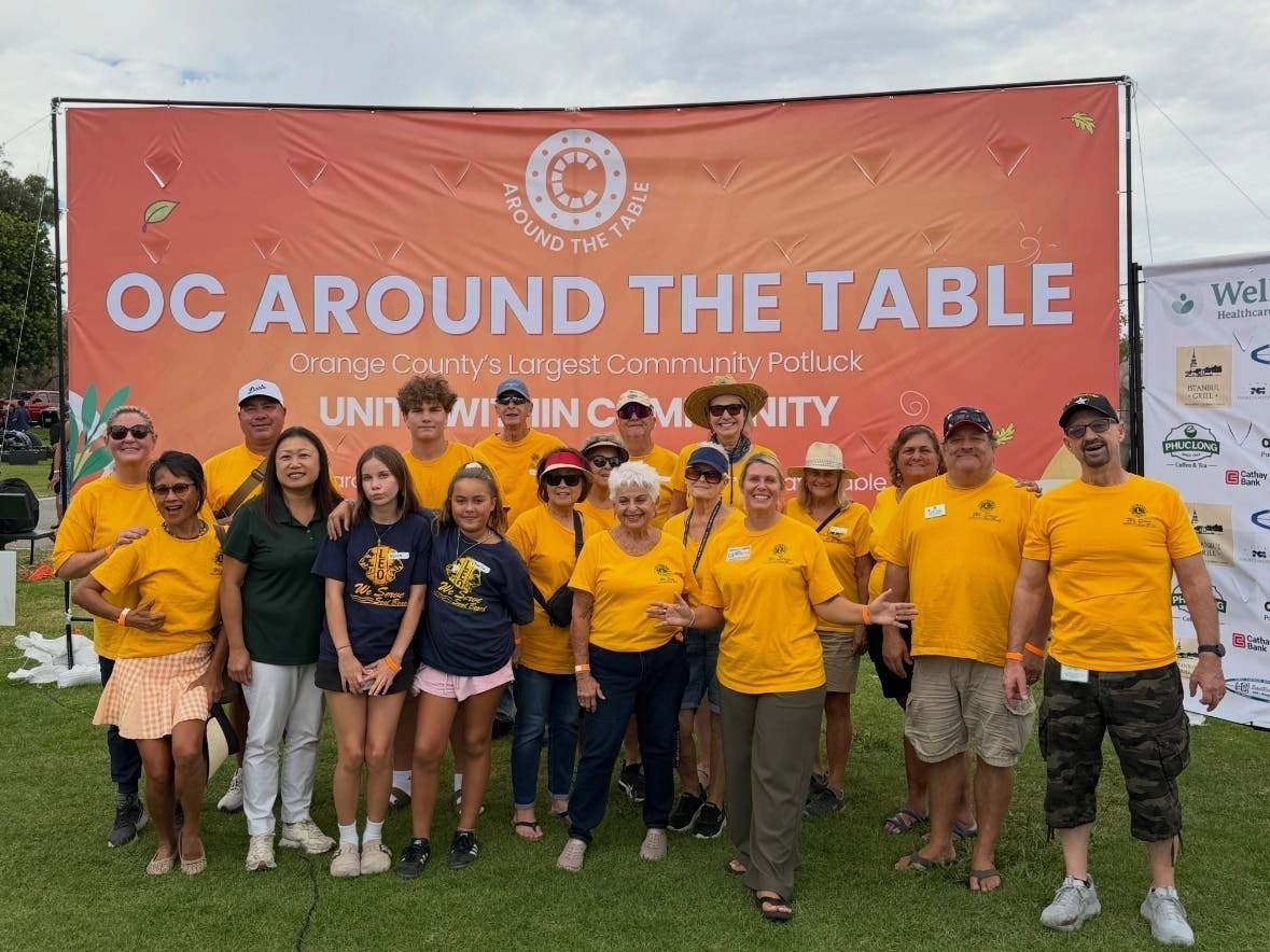 The Seal Beach Lions attended the OC Around the Table 2026 event this past weekend, which saw hundreds of attendees at Mile Square Regional Park in Fountain Valley.
