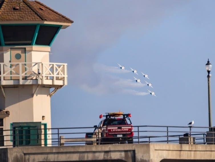 Orange County residents can expect intermittent jet noise from the Pacific Airshow Friday, Oct. 2 through Sunday, Oct. 4.