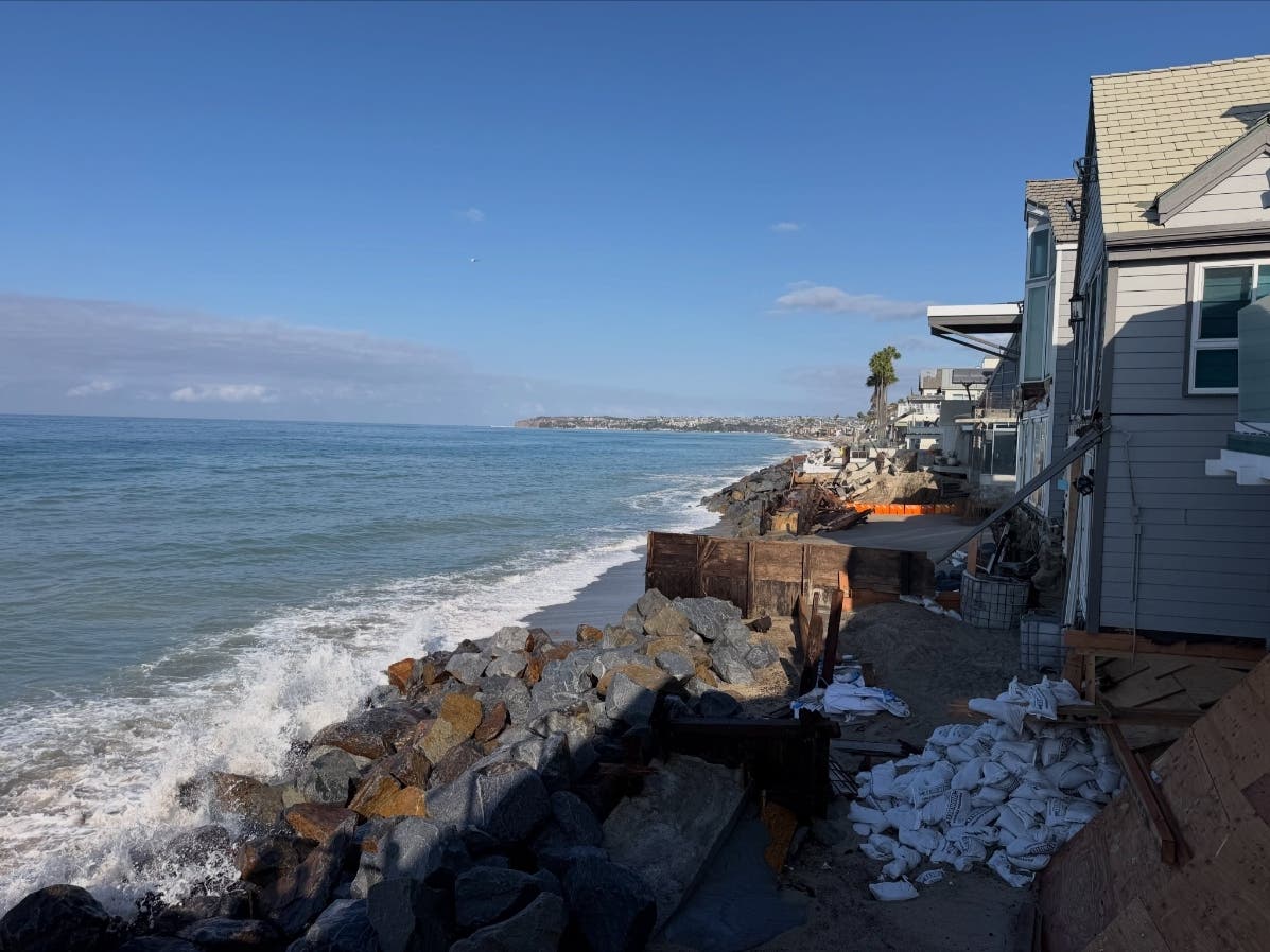 Capistrano Bay homes photographed before the storm.