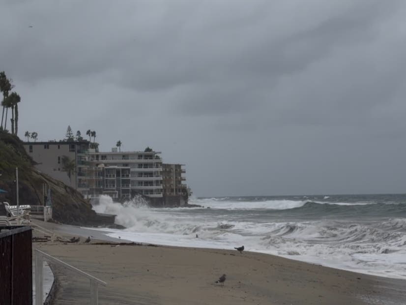 The Surf & Sand Resort — located on 1555 S. Coast Highway — is taking extra precautions as waves batter the property by closing the first floor to guest reservations, the report said.