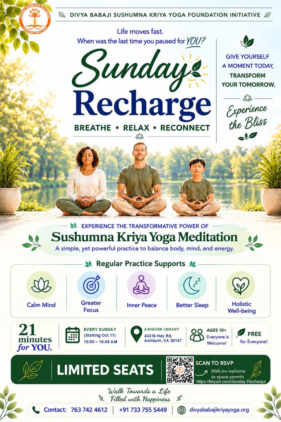 SUNDAY RECHARGE: Give Yourself 21 Minutes