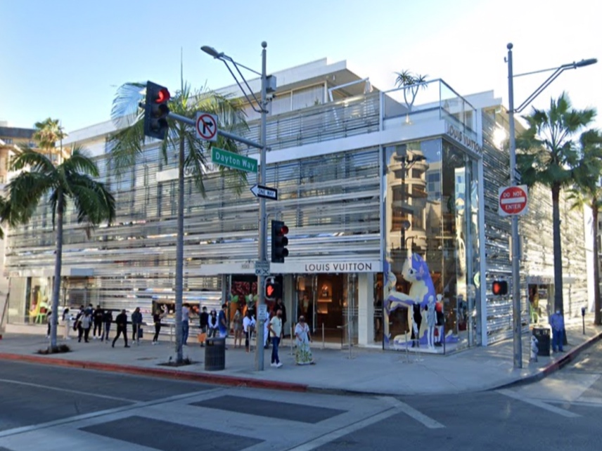 Beverly Hills police investigated two attempted burglaries in the business district Sunday. 