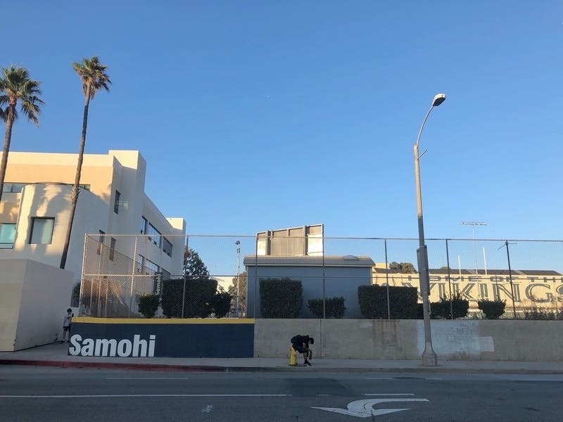 Police looked into a "disturbing social media post" at Santa Monica High School Monday, one of several incidents across Los Angeles. 