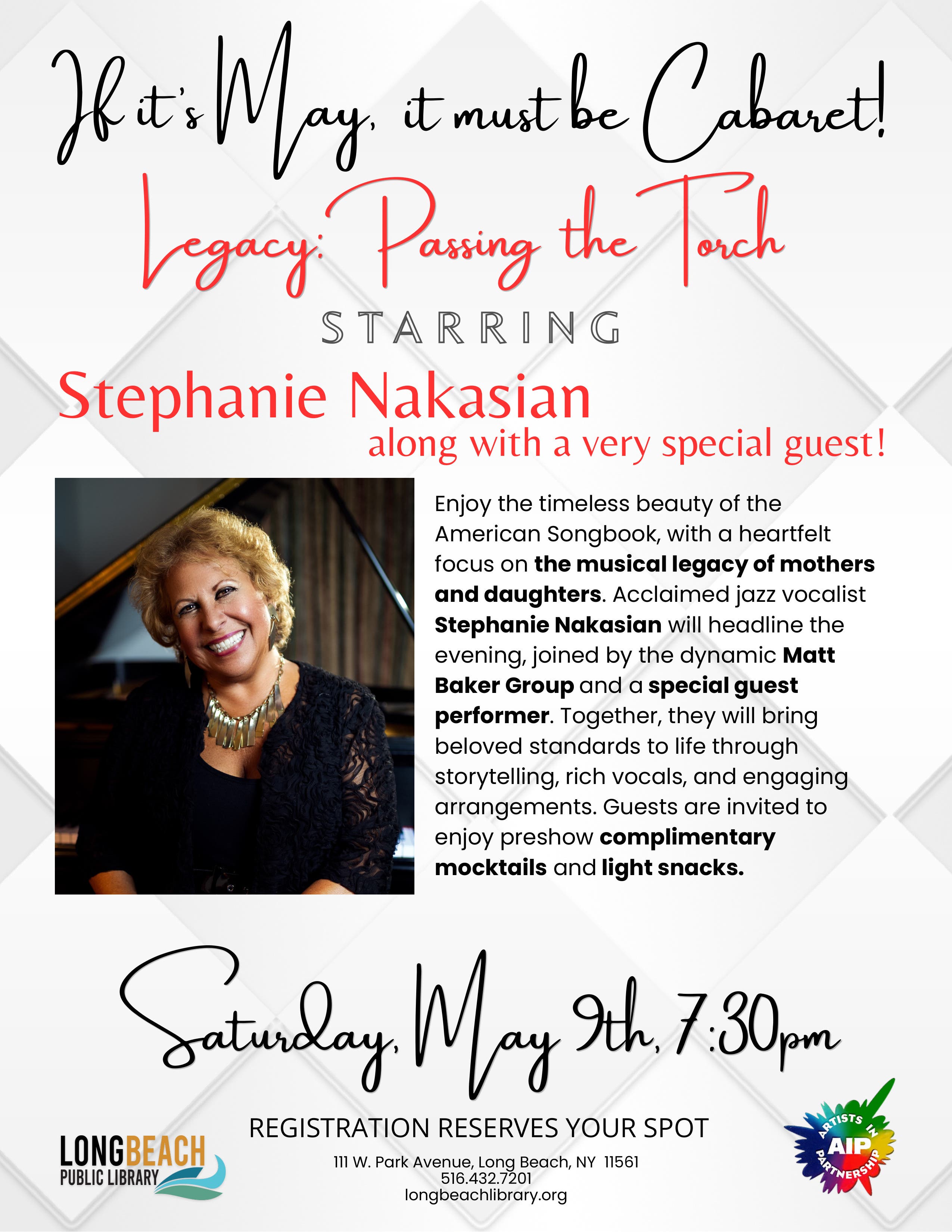Stephanie Nakasian and Special Guest