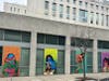 DMV artist created a new 4 part mural series displayed in NoMa that embodies the two stanzas of Langston Hughes' poem, The City