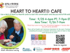 CACCC Heart to Heart Café English Poster with registration QR code