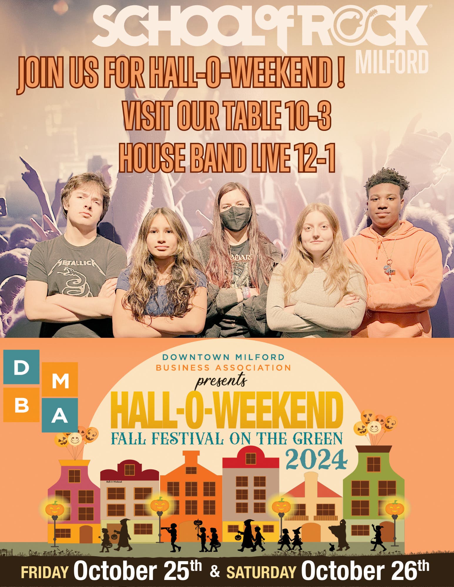 Oct 26 School of Rock at HallOWeekend! Milford, CT Patch