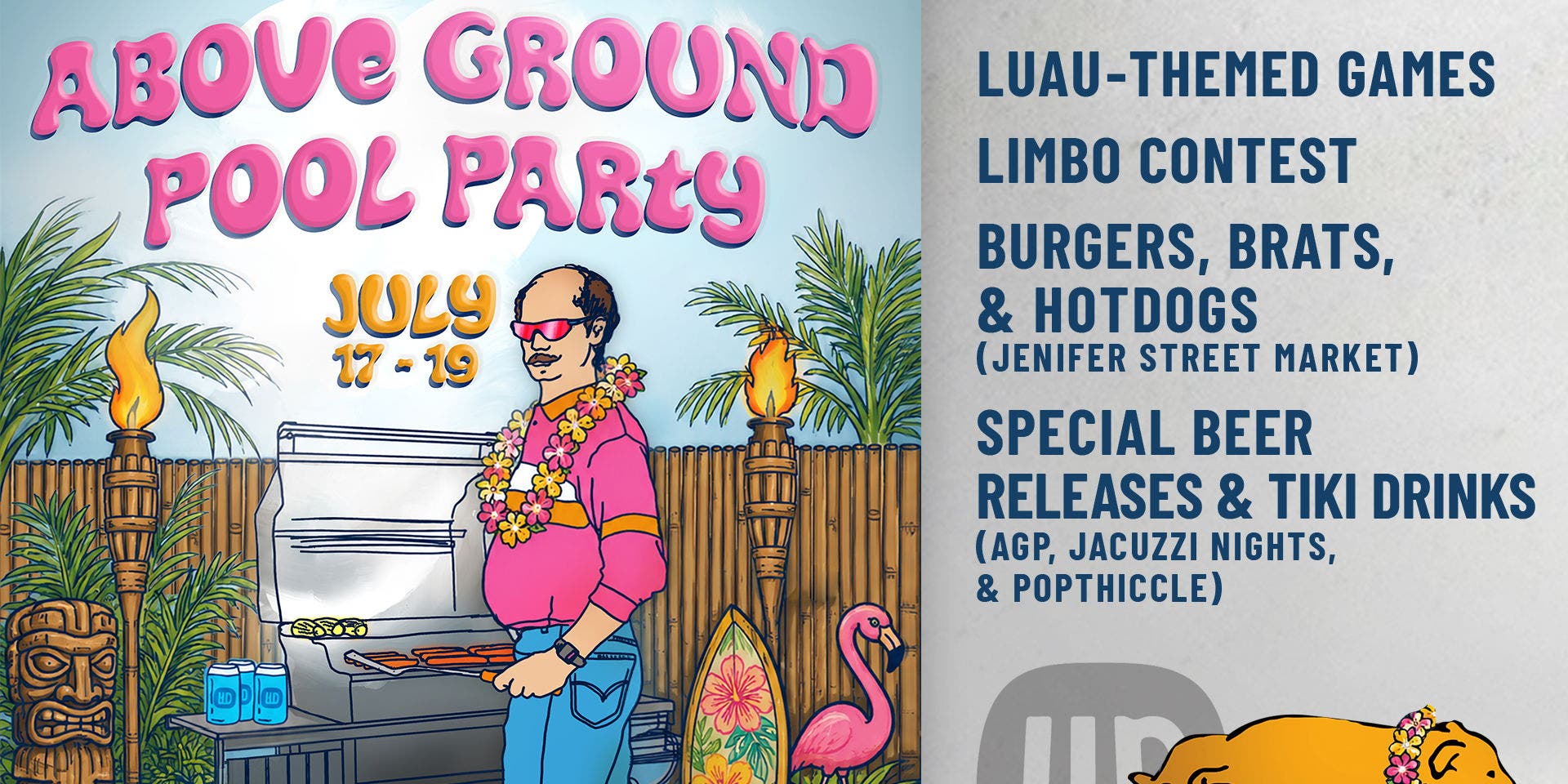 Above Ground Pool Party at Working Draft Beer Company