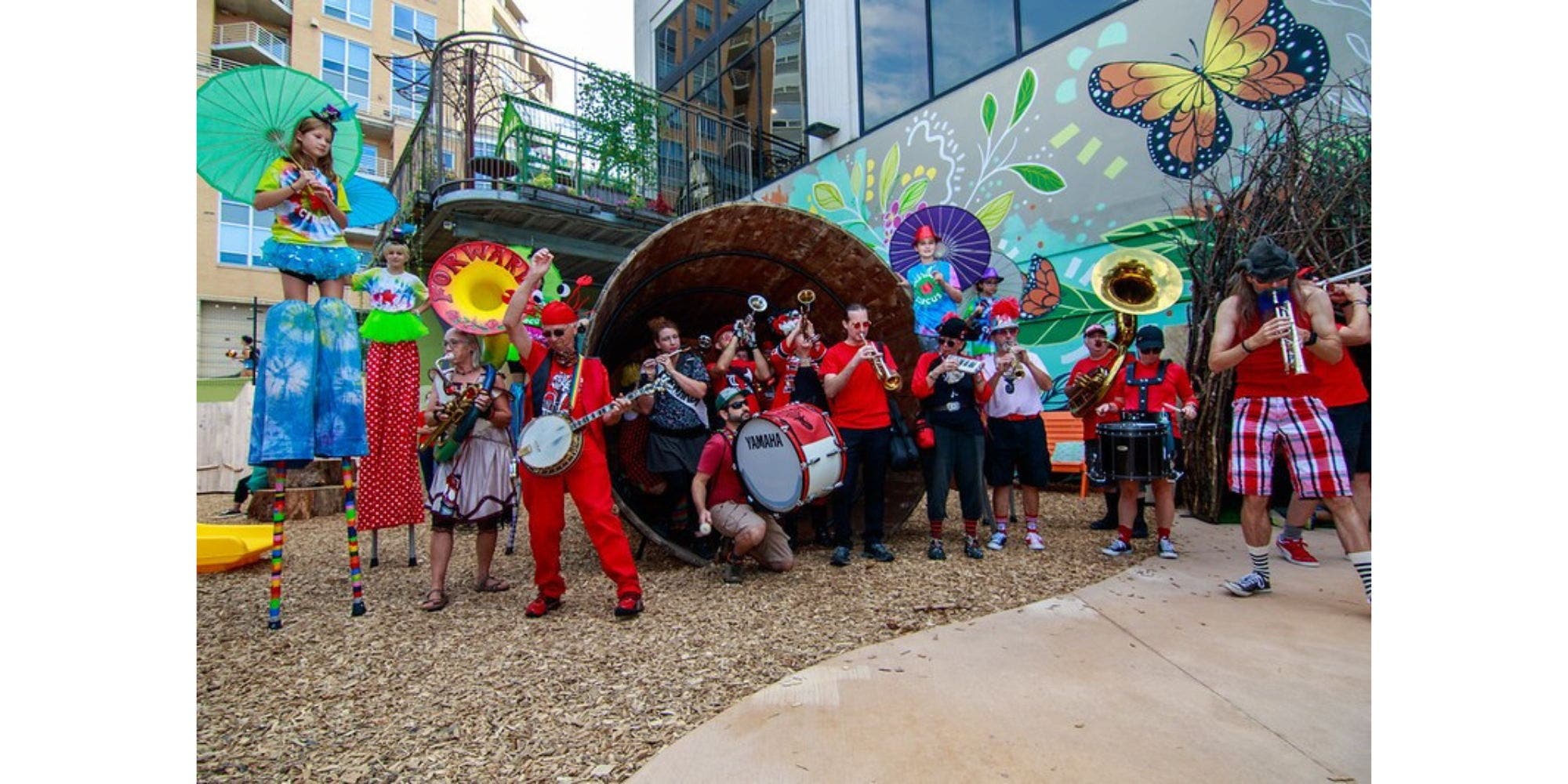 Black Star Drum Line & Forward! Marching Band at Madison Children's Museum