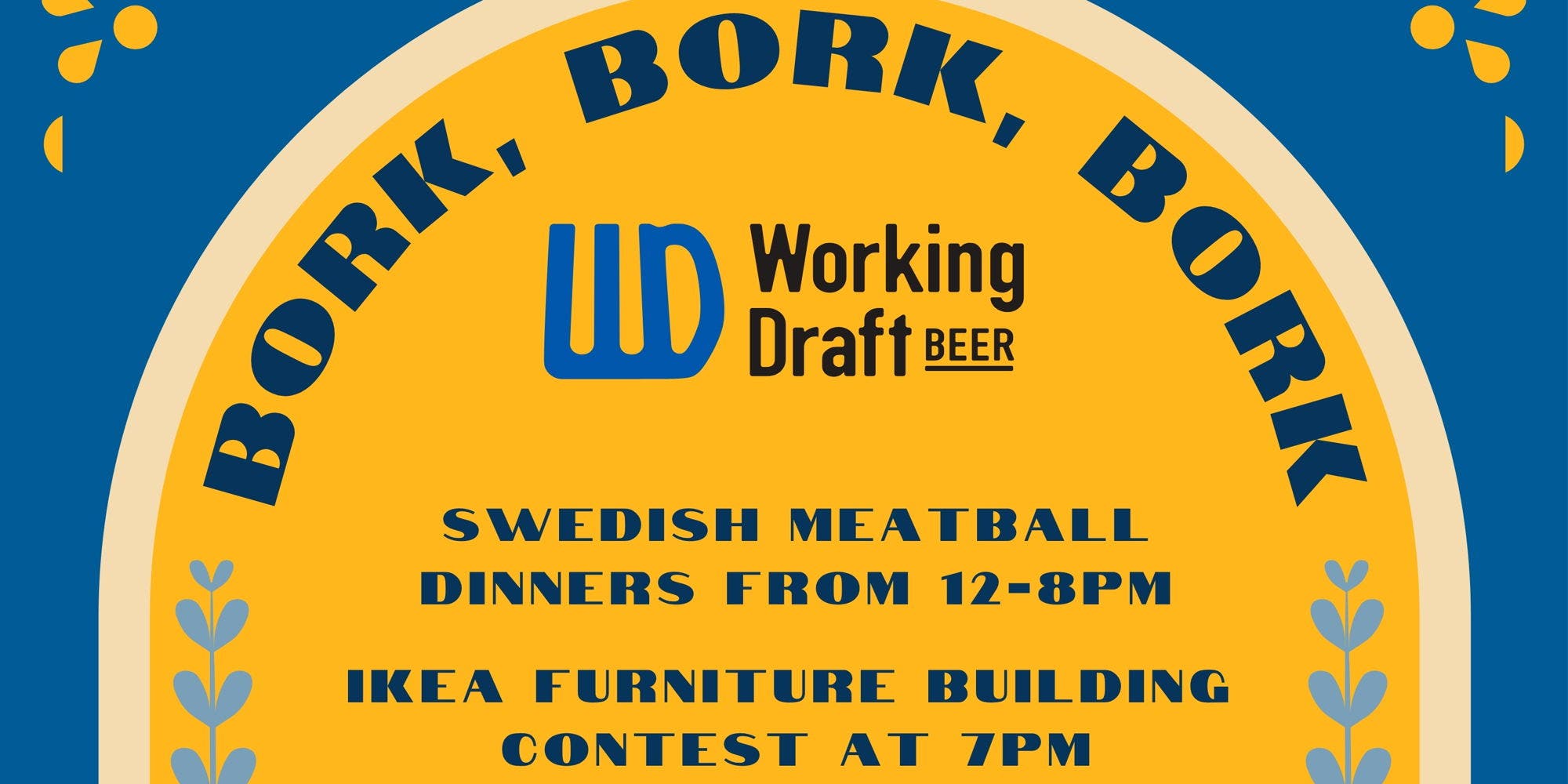 Bork! Bork! Bork! Swedish Lager / Dovetail Brewery Collab Release Party