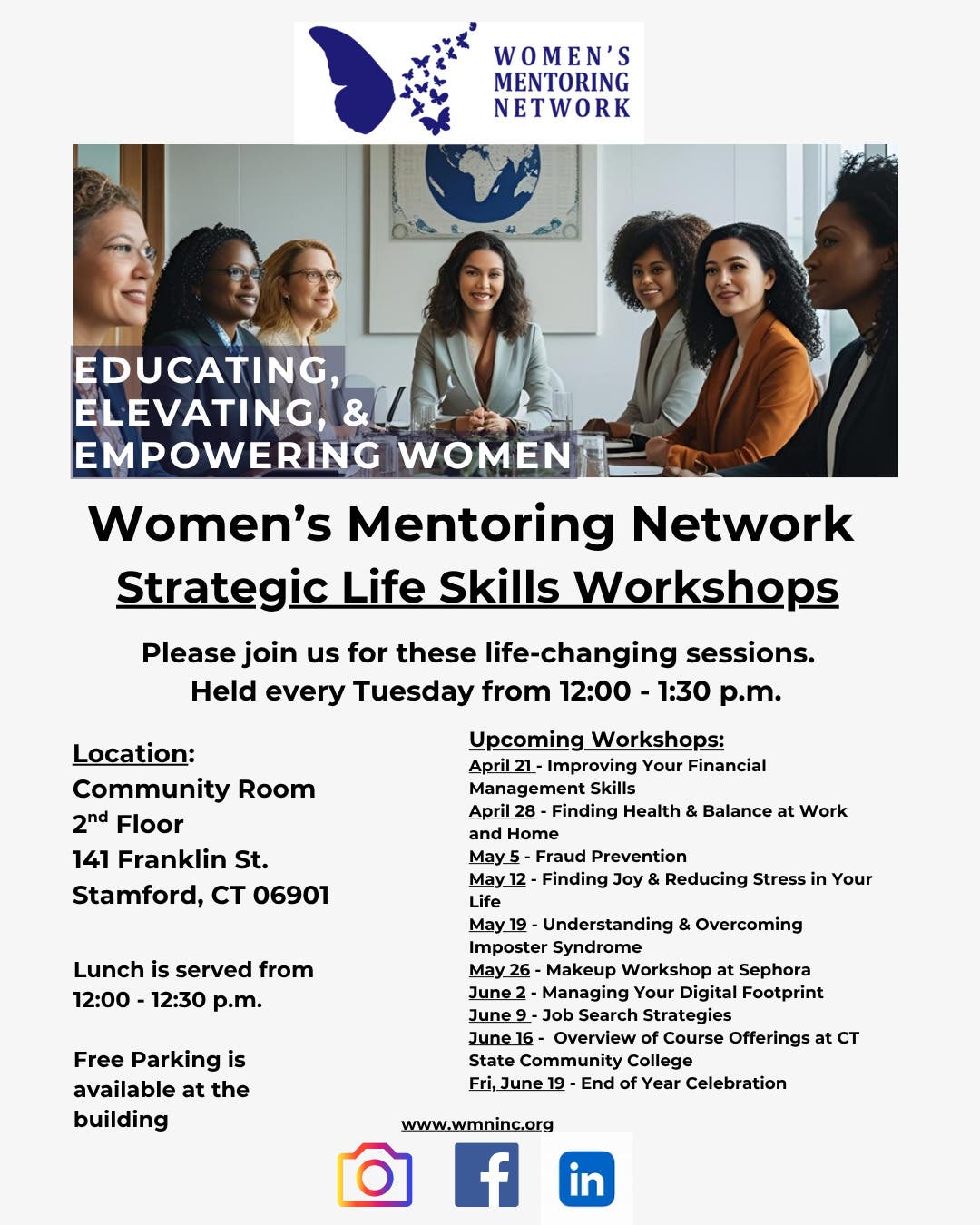 Women’s Mentoring Network Strategic Life Skills Workshops