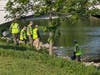 Alpha team starts near the Mill Street bridge.