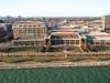 The training center, commonly referred to as "The Icon" is a 420,000 square foot multi-purpose development located at 200 Walker Street​, situated almost exactly midway between Hart Plaza and Belle Isle.