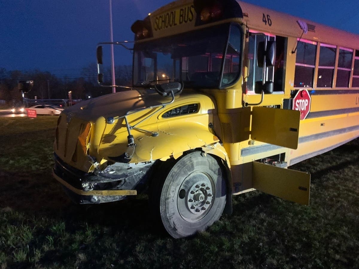Once inside the school bus, troopers said he rammed a locked fence and began driving on Willis Rd., US-23 and Interstate 94​.