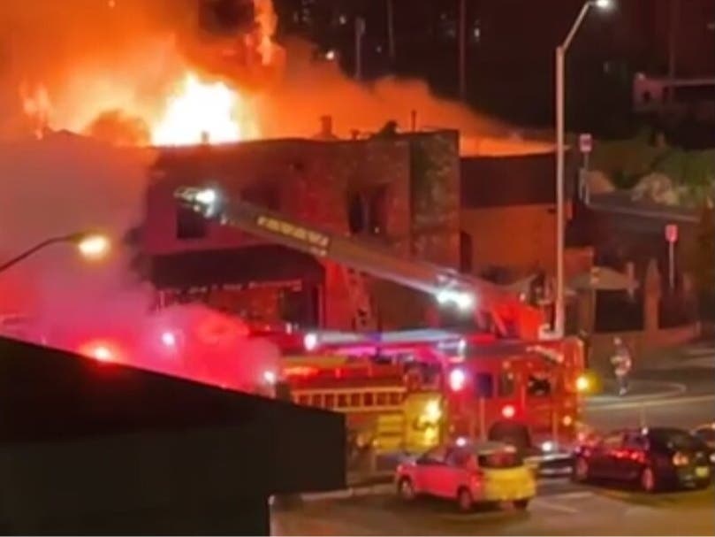 Officials were still investigating the cause of the fire, but they don't believe there was any suspicious activity.