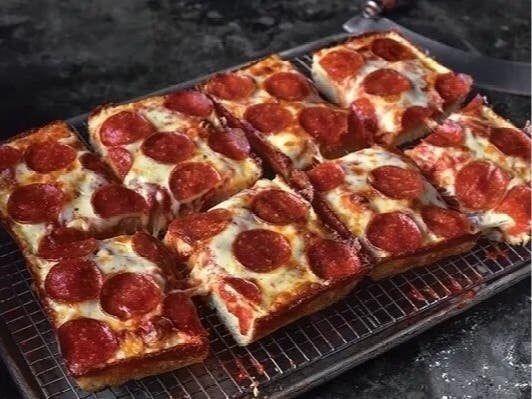 For 45 years, Jet’s Pizza has been serving Detroit-Style Pizza, starting in Sterling Heights, Michigan.