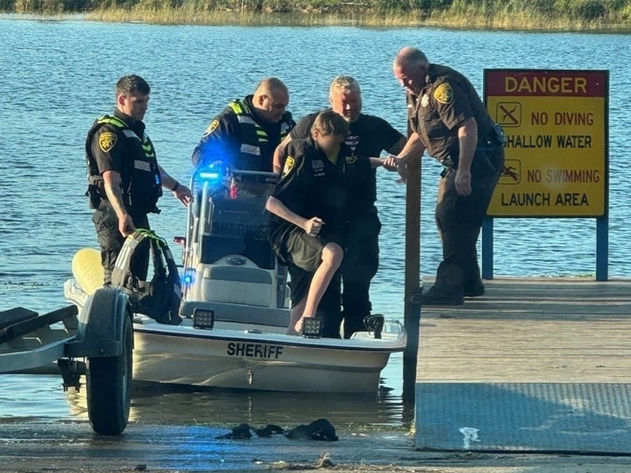 Officials on Tuesday rescued a 14-year-old autistic teen from a marshy area of Proud Lake in Commerce Township​, according to the Oakland County Sheriff's Office.