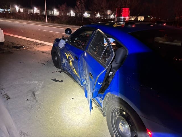 Suspected Drunken Driver Slams Into Police Car On I-94 In Wayne County ...