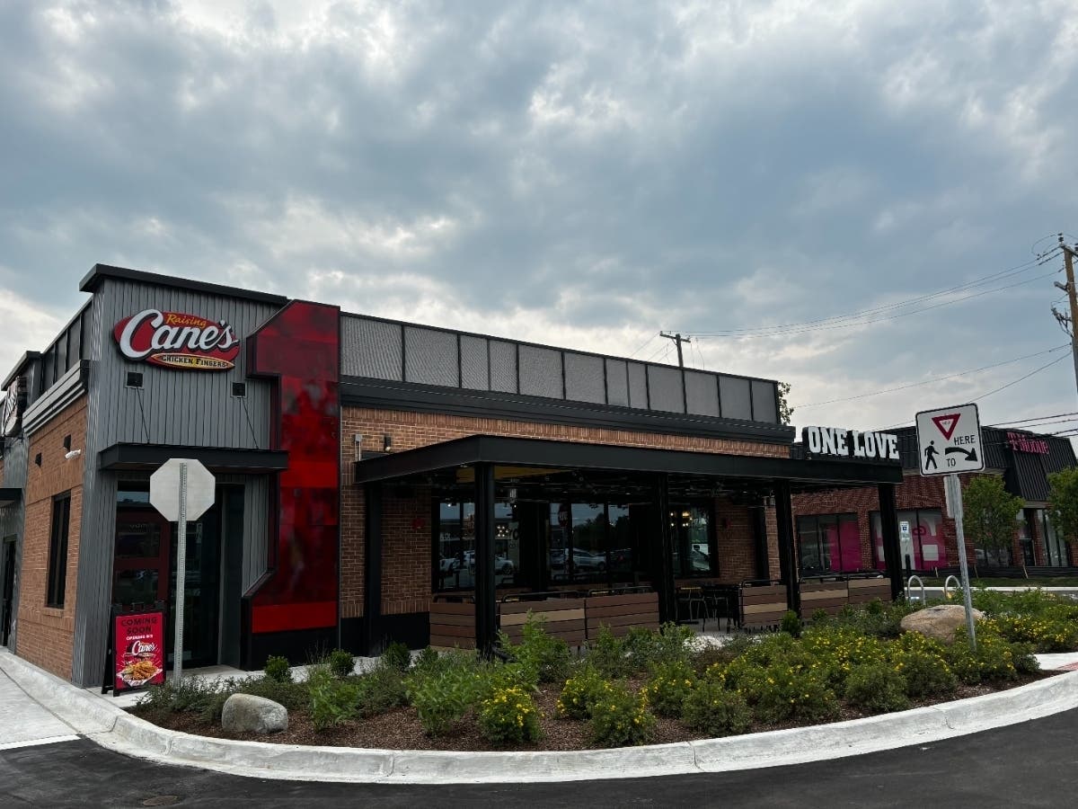 A "one-of-a-kind" Raising Cane's restaurant opens Monday at 26245 Novi Road across from the Novi Town Center in Novi.