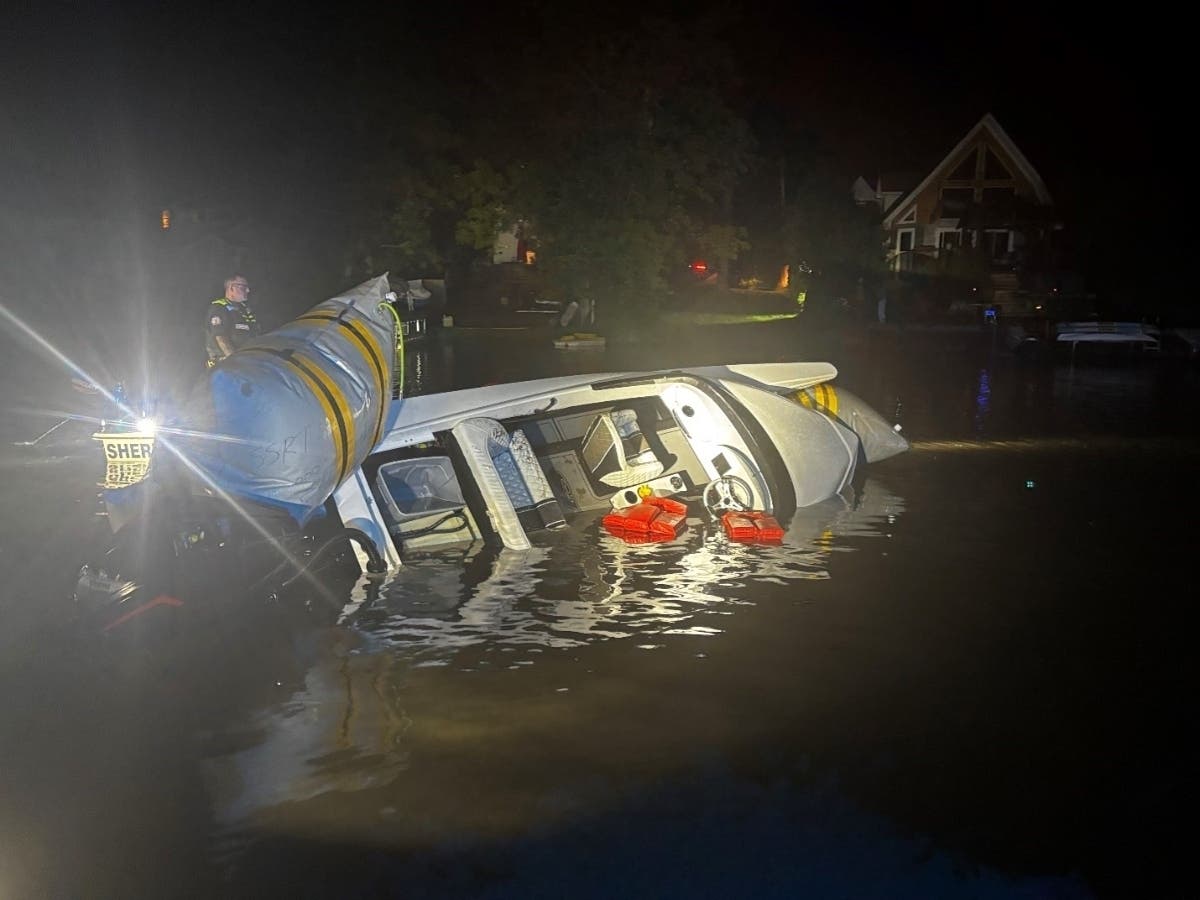 The crash happened at 2:28 p.m. Tuesday on Oxbow Lake in White Lake Township, officials said.