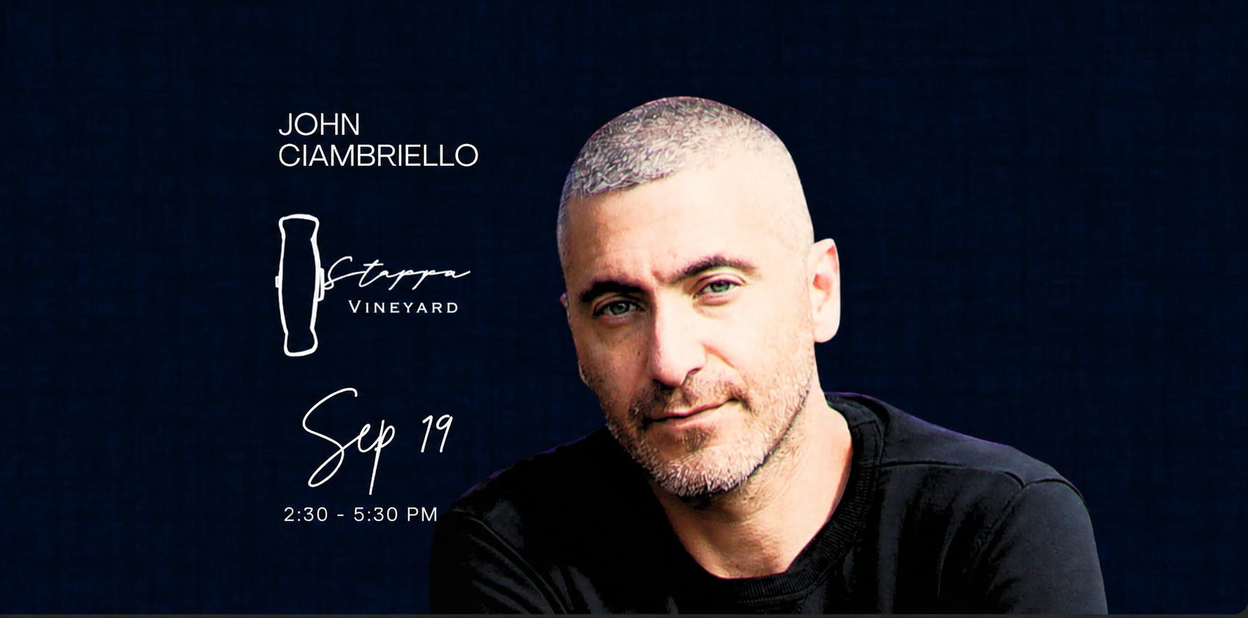 John Ciambriello Plays Your Saturday Acoustic Playlist - Stappa Vineyard