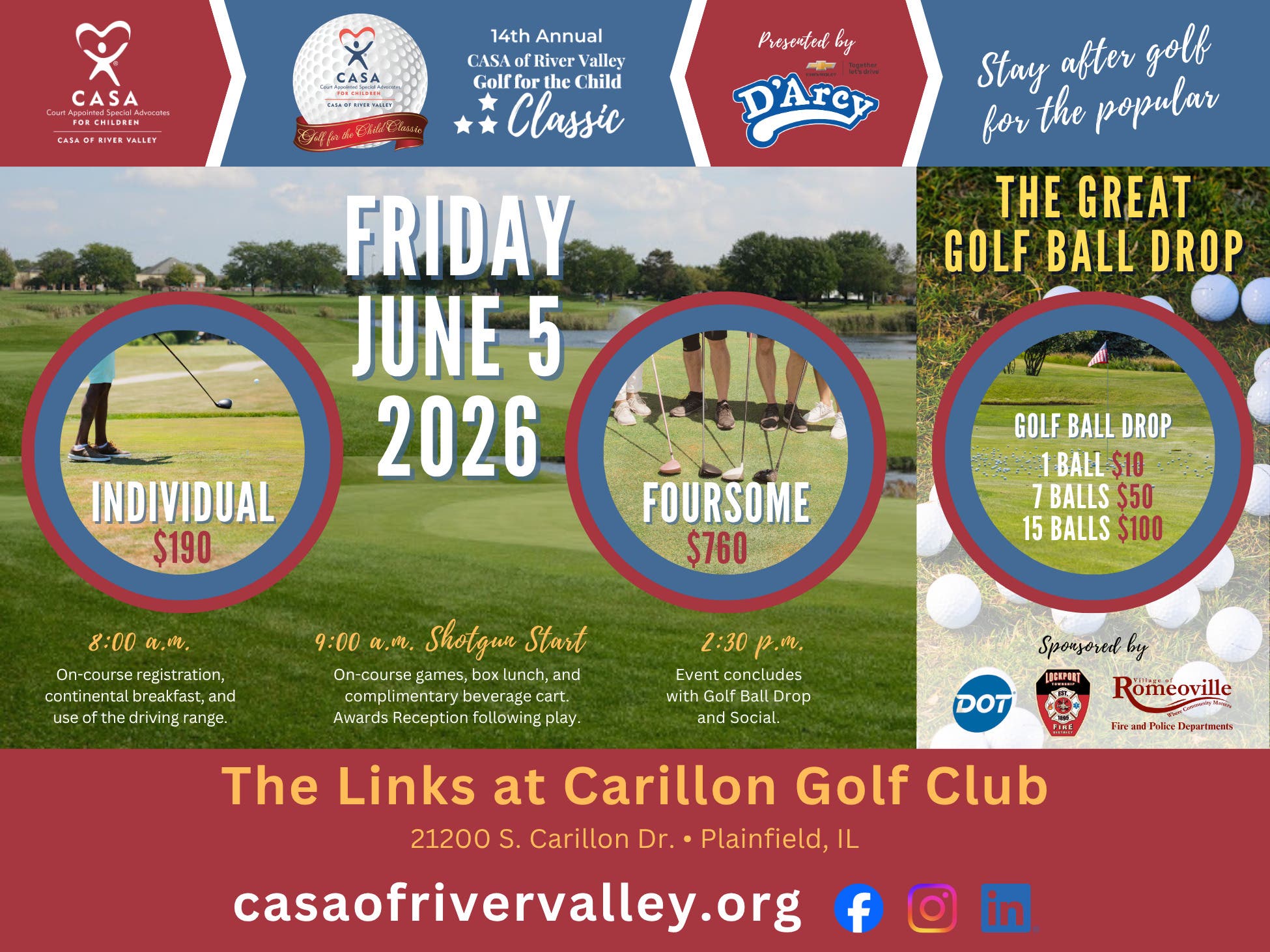 CASA of River Valley 14th Annual Golf for the Child Classic