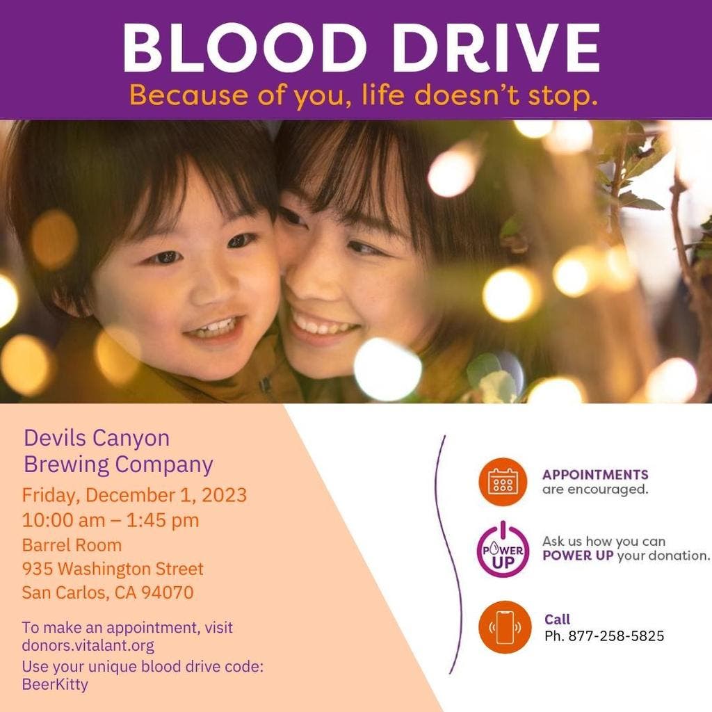 Vitalant Blood Drive At Devil's Canyon
