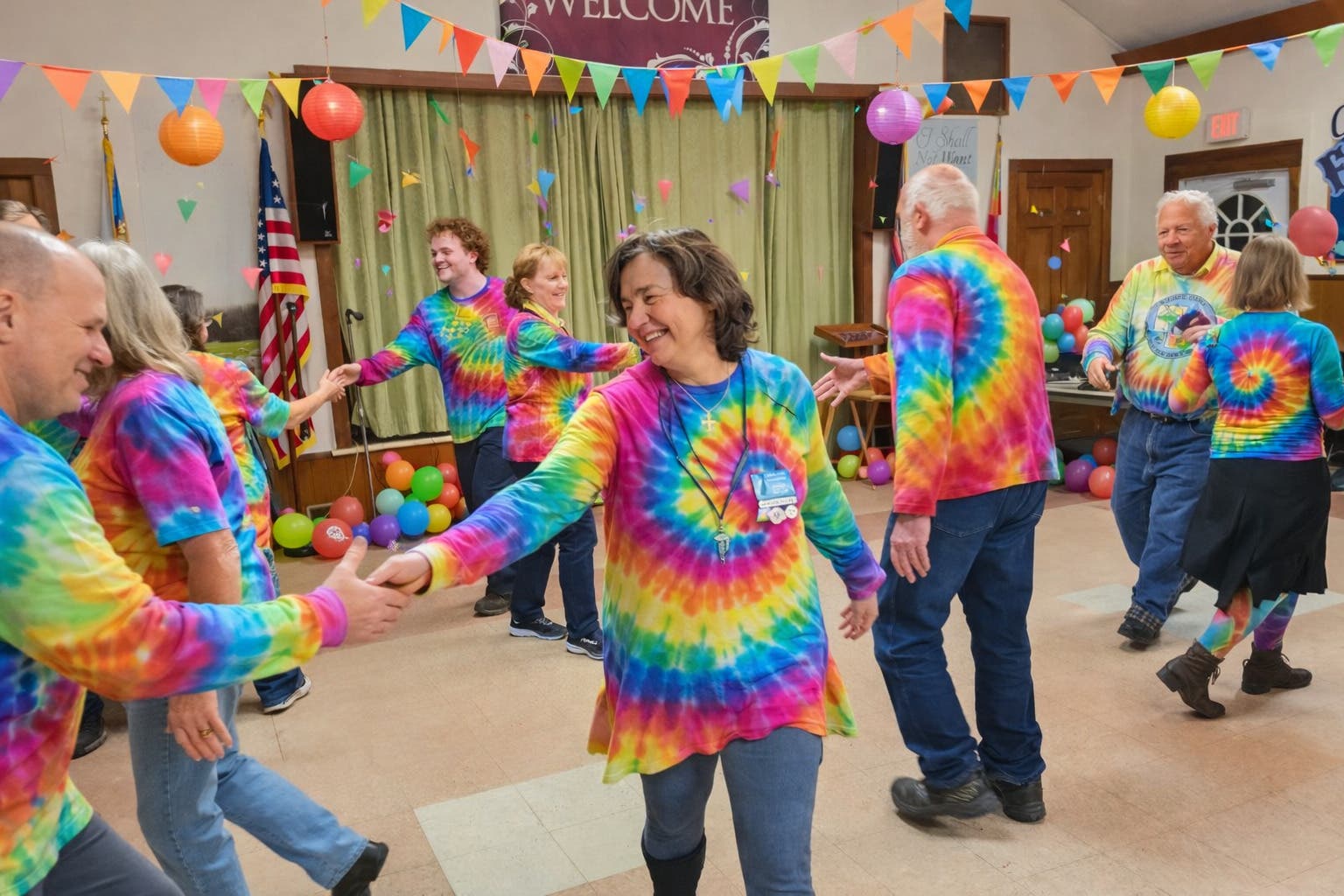 Lakeland Squares:  Tie-Dye Hoedown - No Experience Needed!