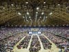 Convention of Jehovah’s Witnesses held at Frisco’s Comerica Center prior to the pandemic