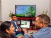 Local family benefits from watching the "Pursue Peace" convention program together