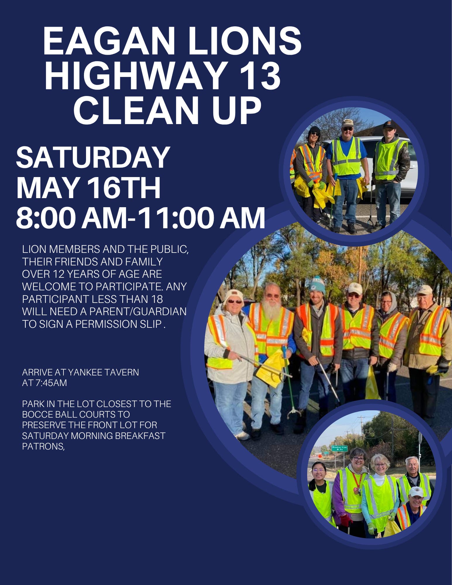 Eagan Lions Highway 13 Clean Up