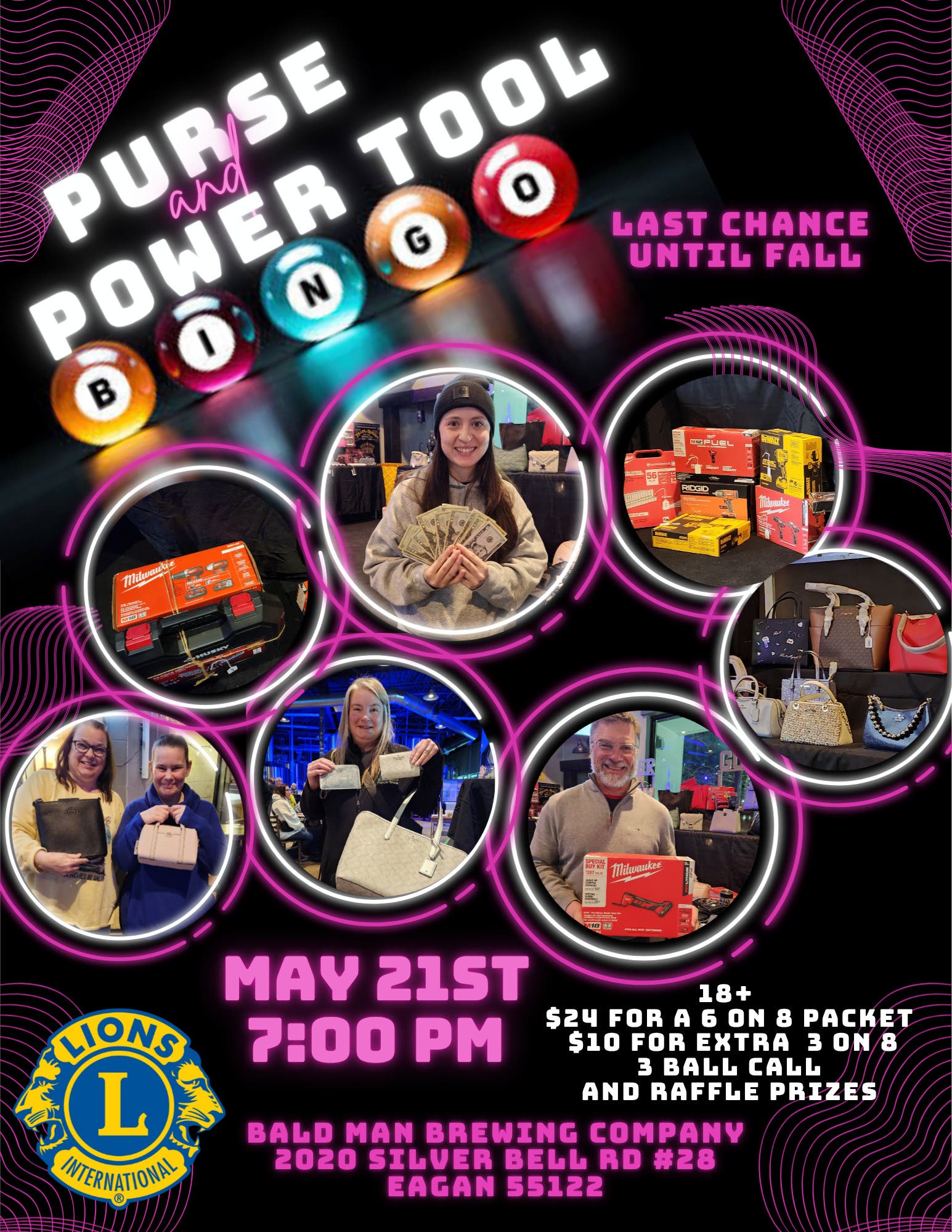 Purse And Power Tool Bingo