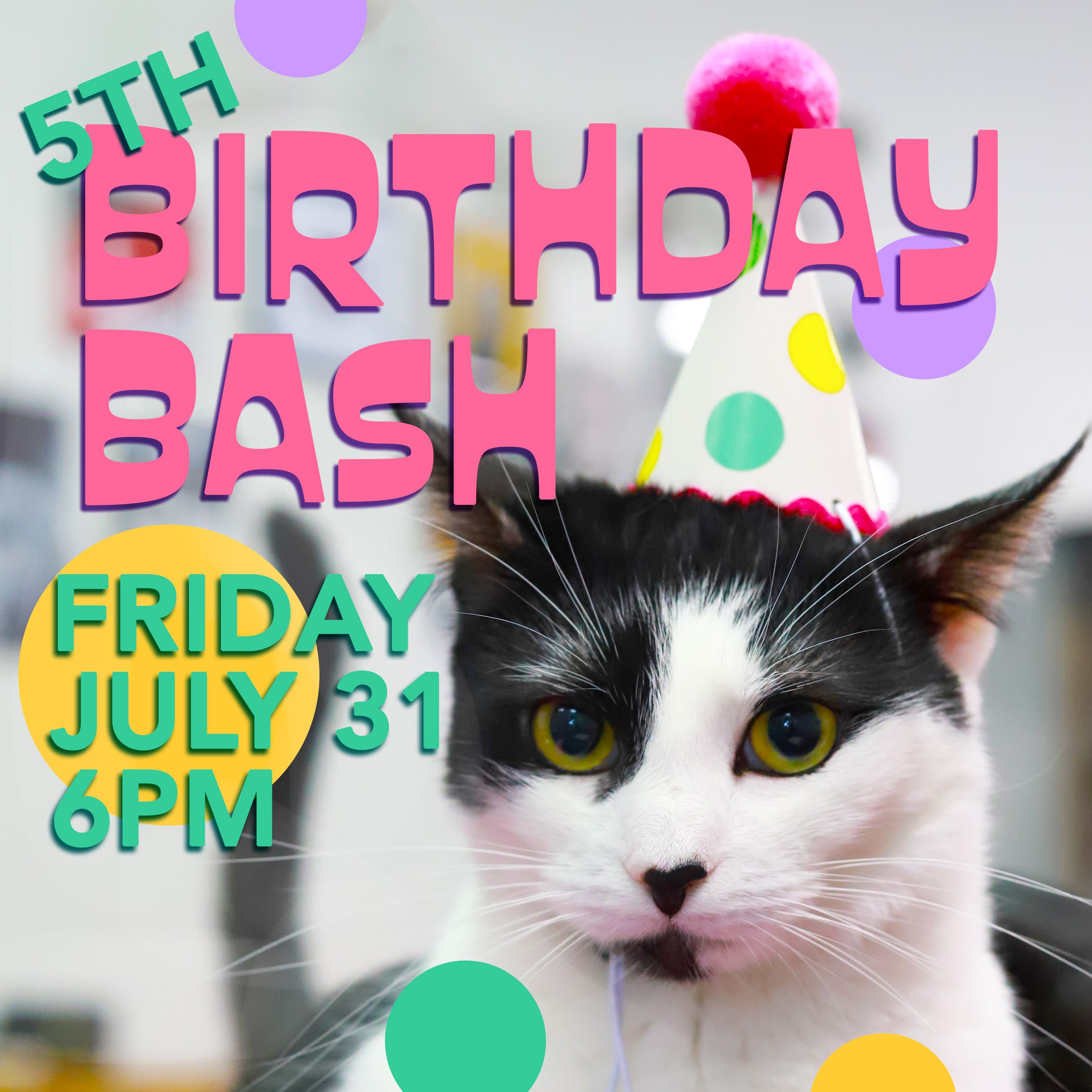 Tail Town's Birthday Bash!