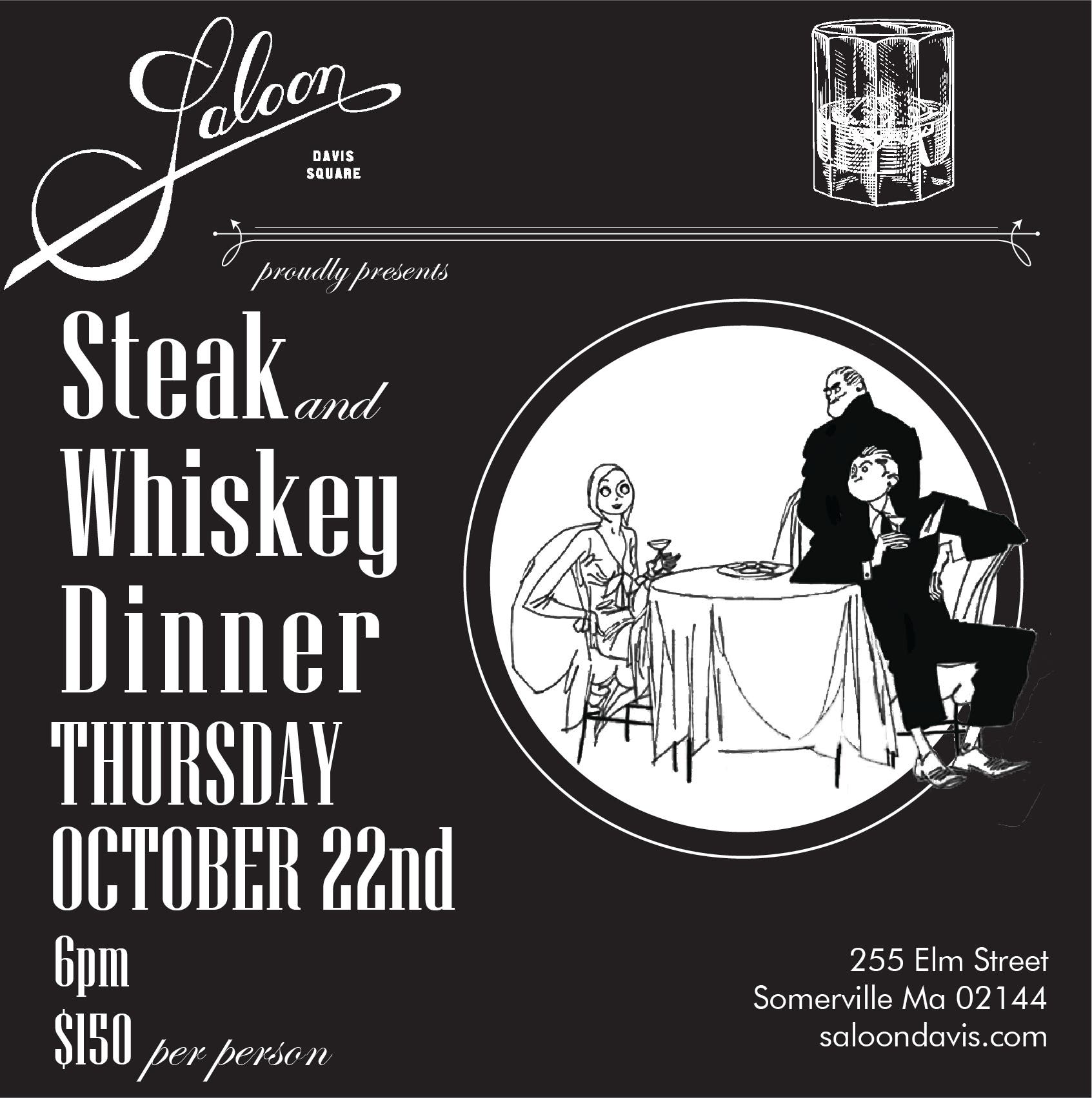 Annual Steak & Whiskey Dinner
