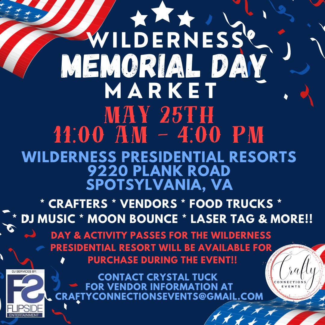 Wilderness Memorial Day Market 