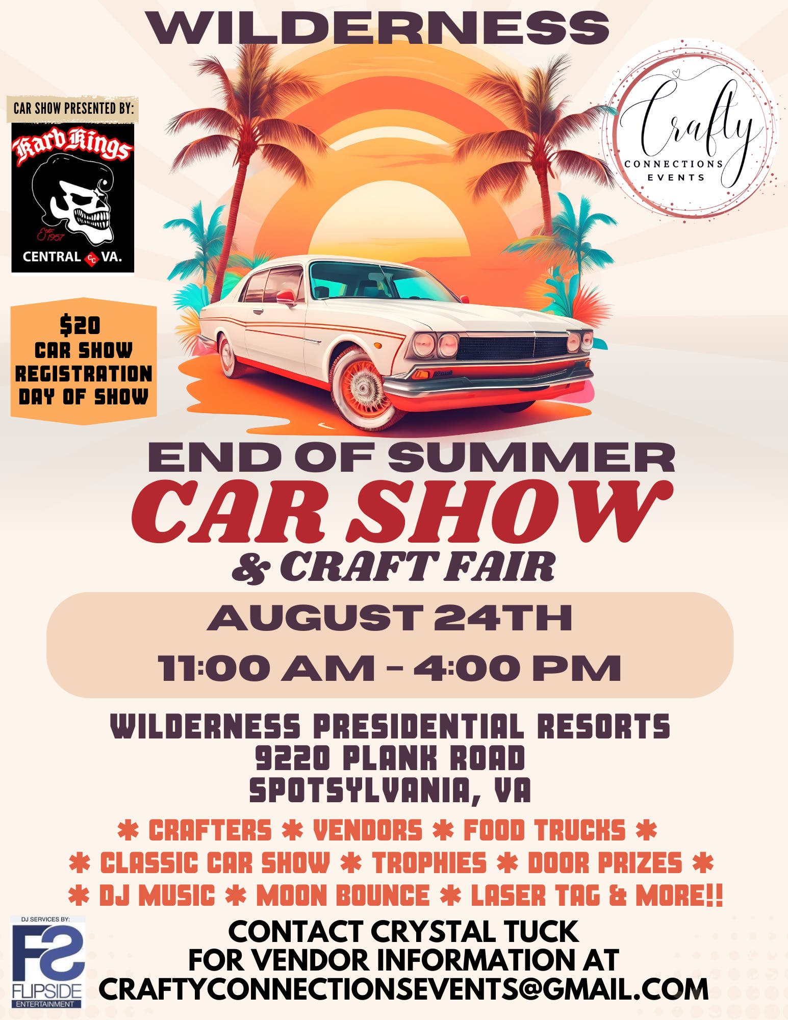 Wilderness End of Summer Car Show & Craft Fair