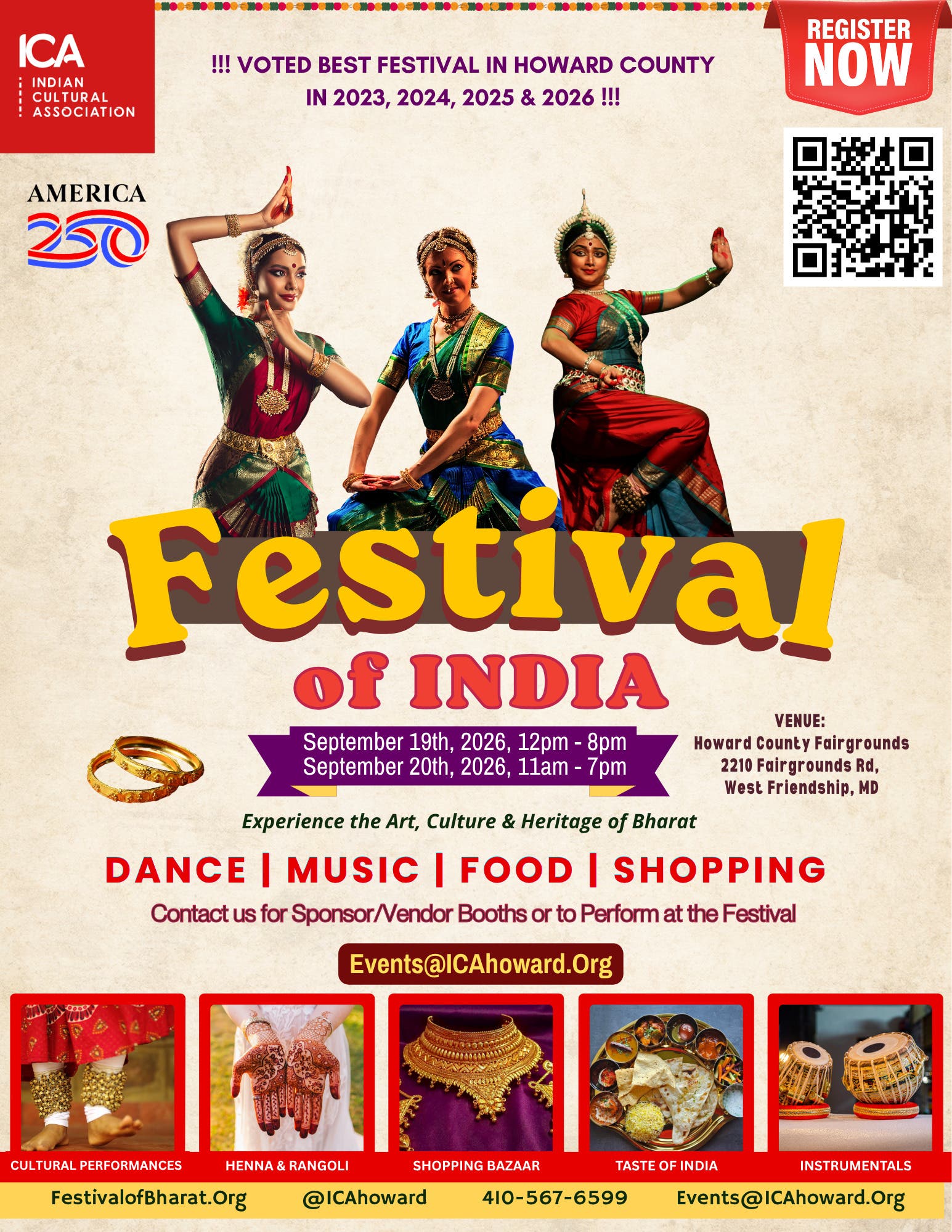 Festival of India - Biggest DESI Entertainment & Shopping in MD!