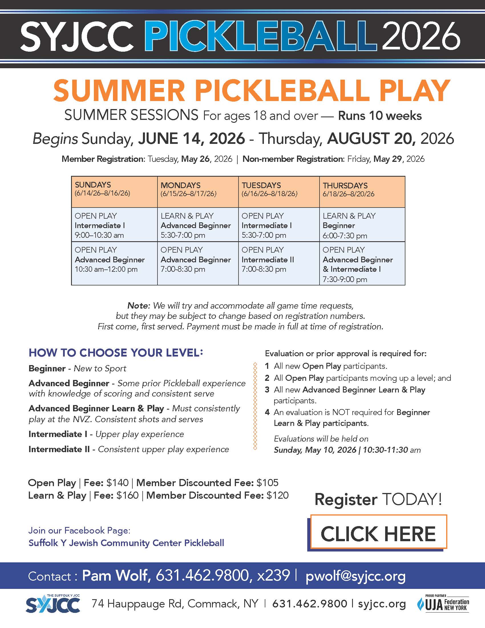 Summer Pickleball Play