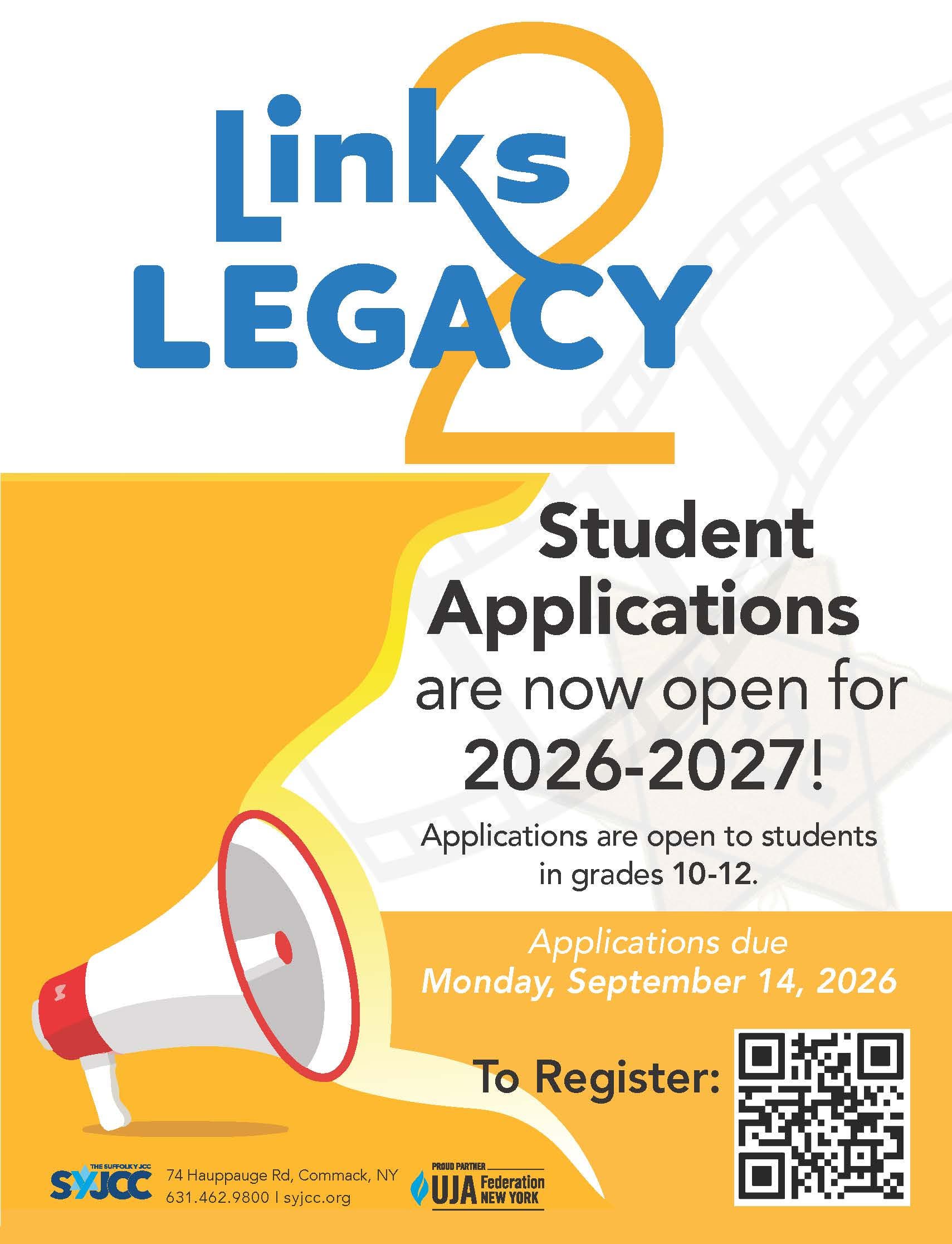 Links 2 Legacy Applications Deadline