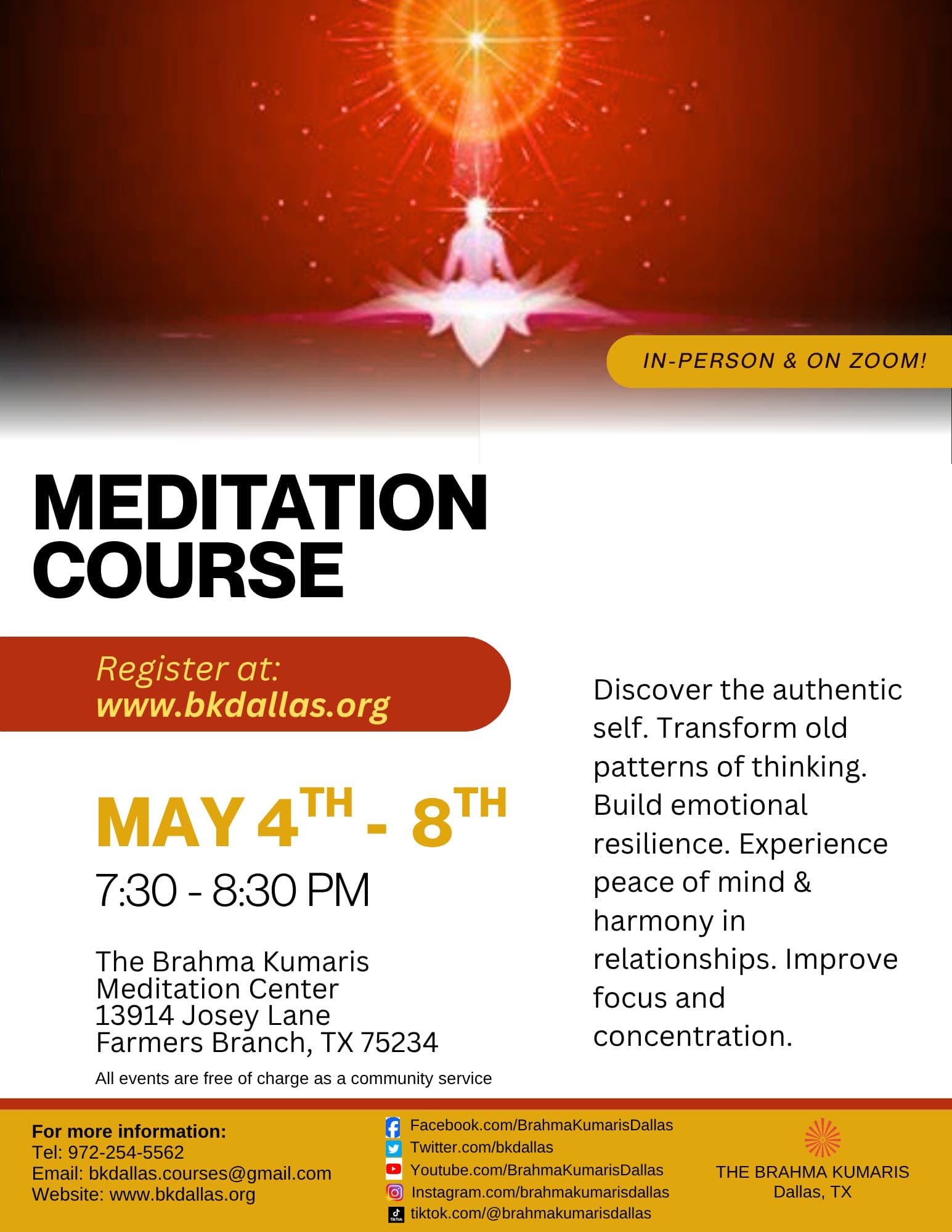 Meditation for world peace