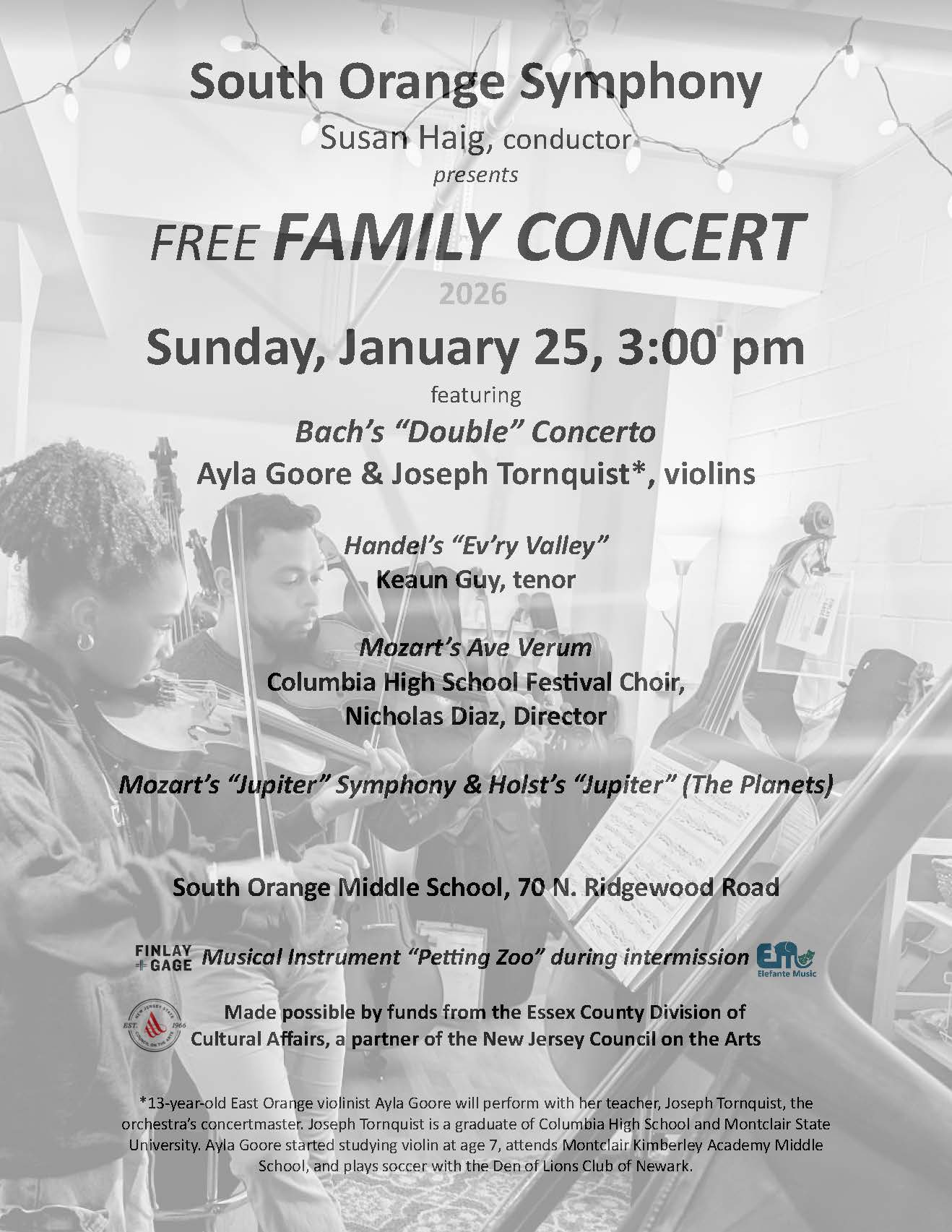 South Orange Symphony Free Family Concert