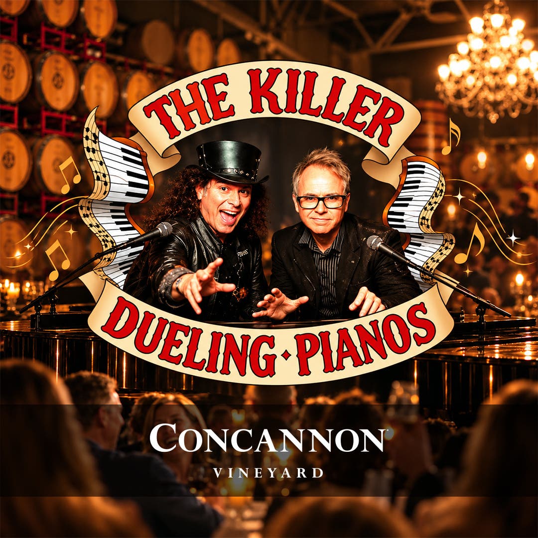 The Killer Dueling Pianos Show in the Concannon Barrel Room