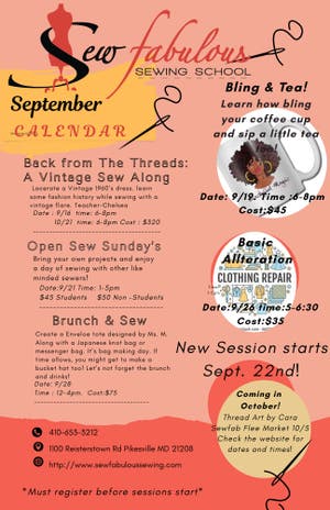 SewFabulous Sewing School 