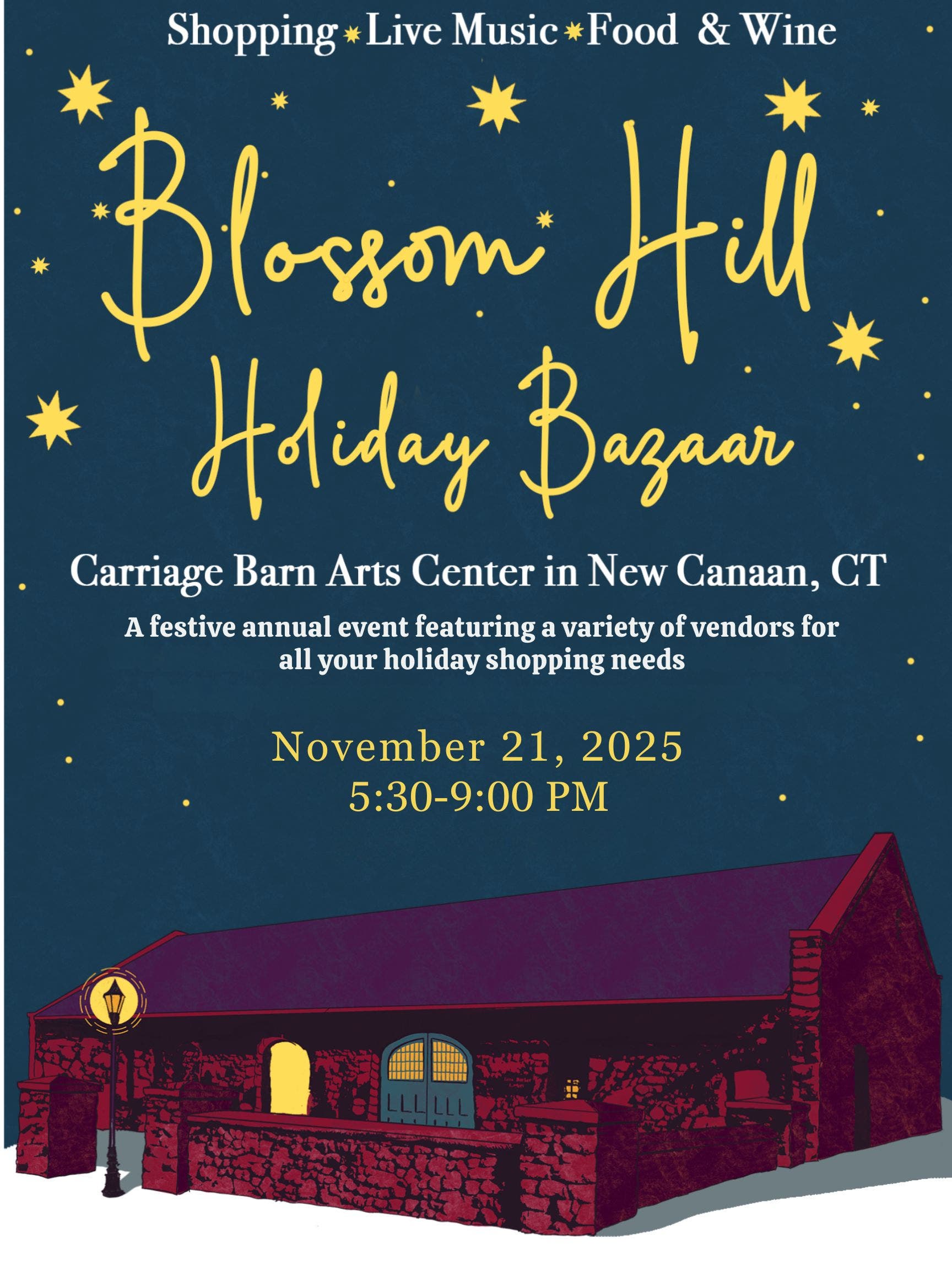 Blossom Hill's Third Annual Holiday Bazaar