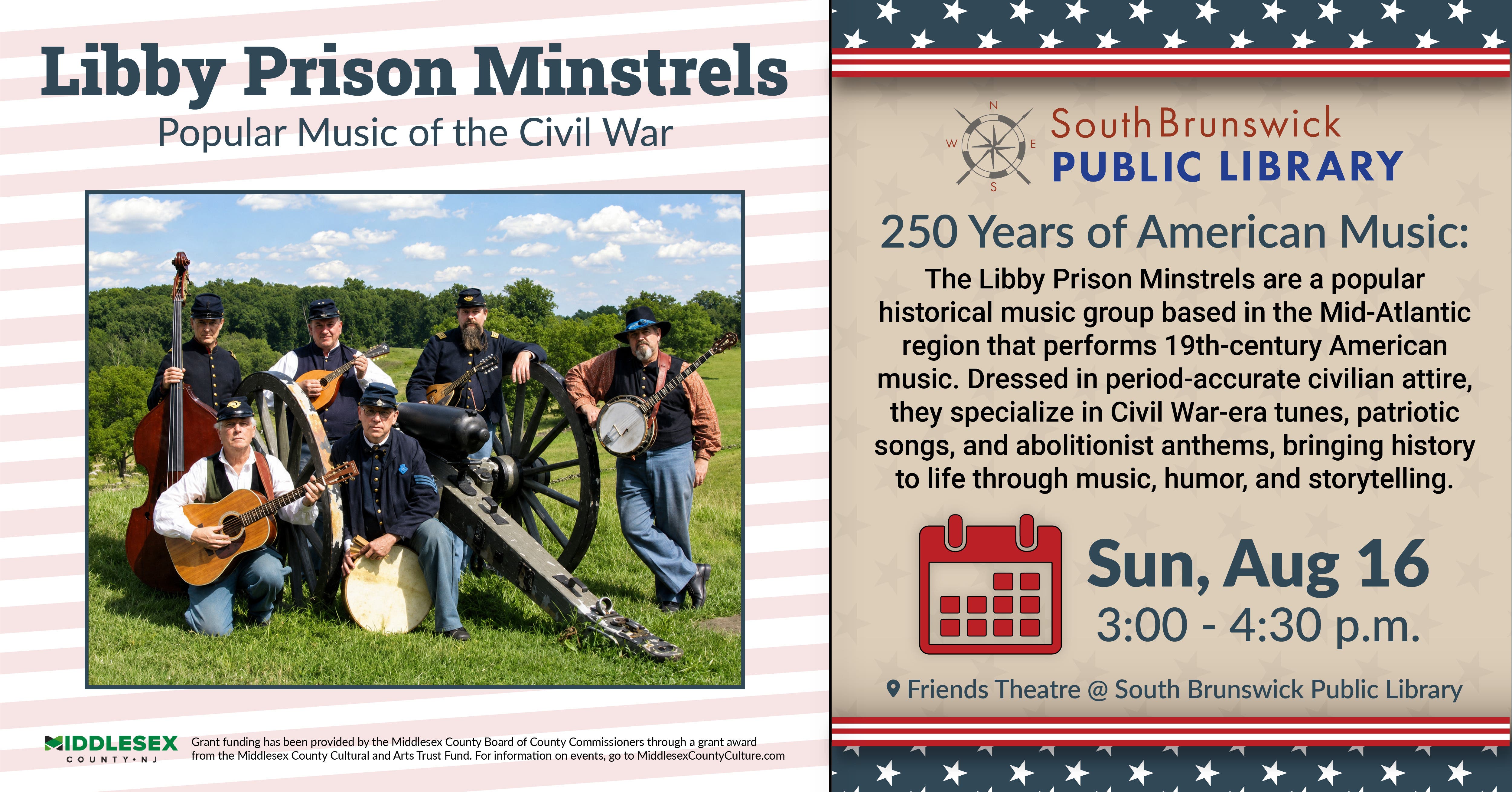 Libby Prison Minstrels- Part of the 250 Years of American Music series