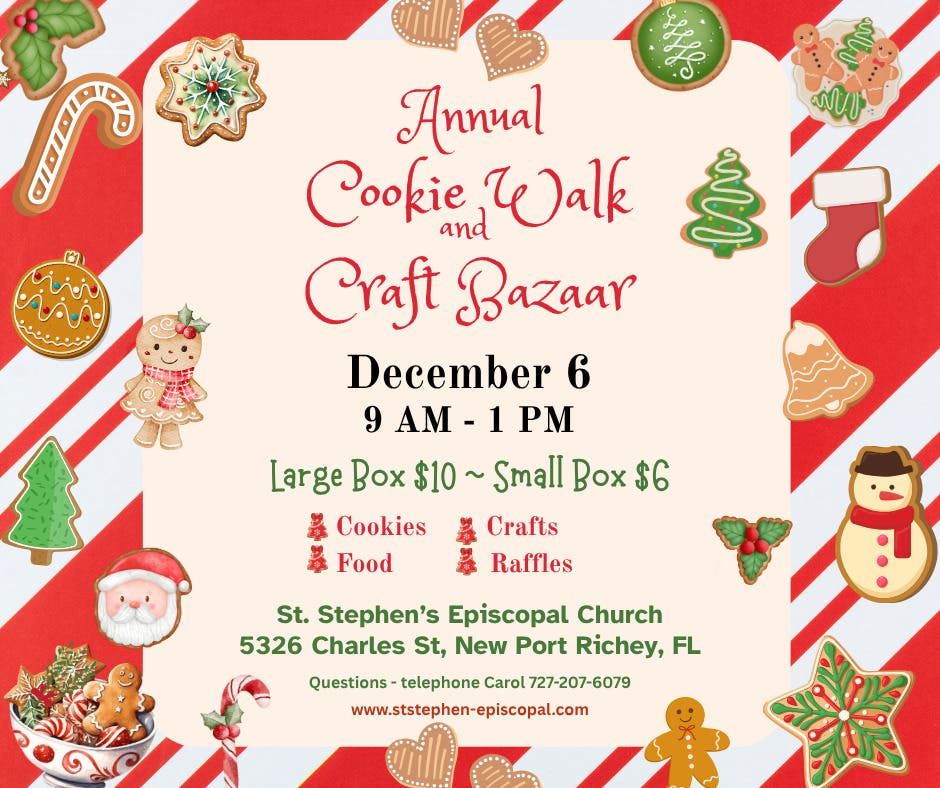 Annual Cookie Walk and Craft Bazaar